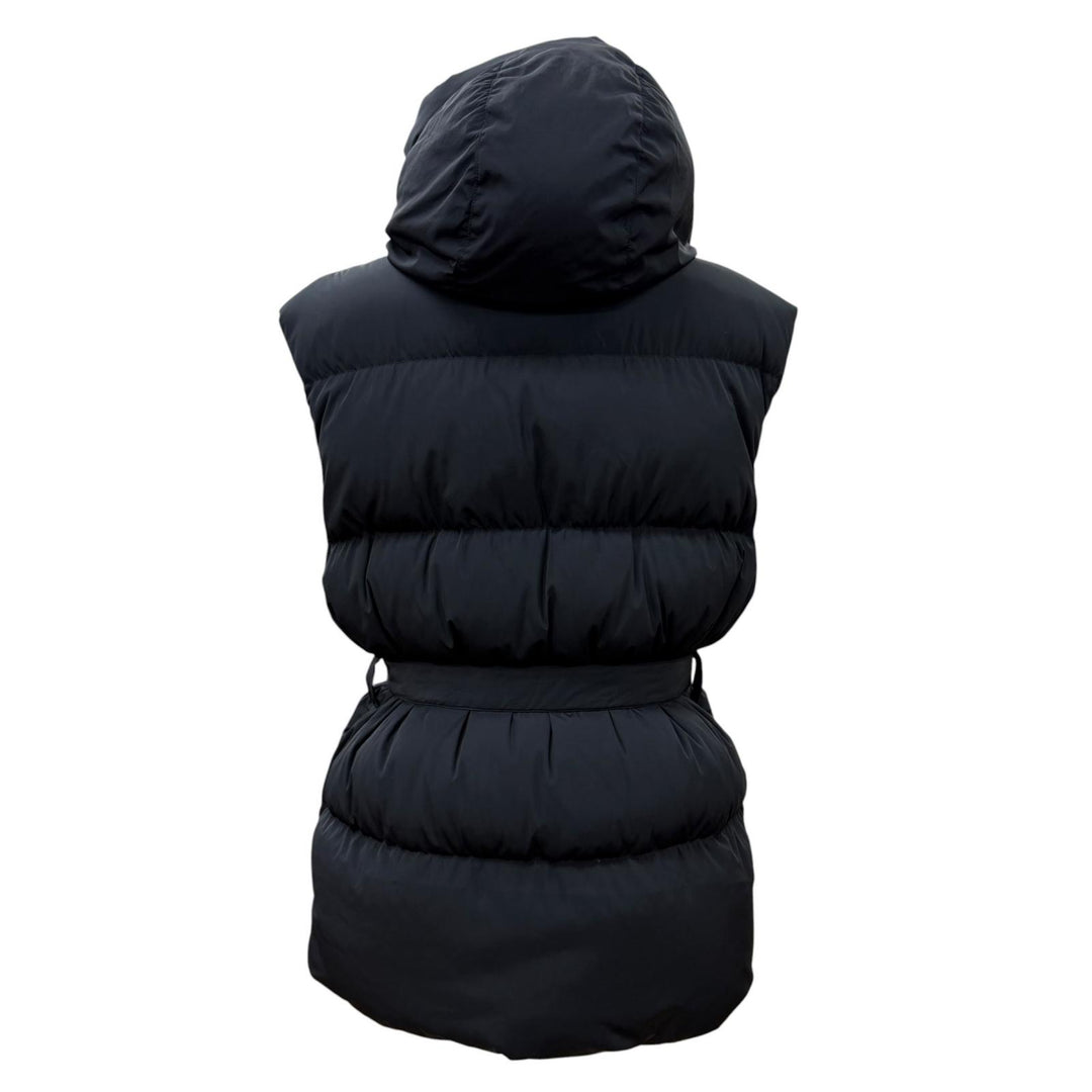 Great CANADA GOOSE Down vest RAYLA VEST Belt and hood included black XS 8813W