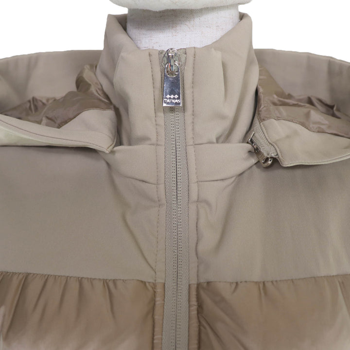 Excellent TATRAS Down vest PANTELLERIA Belt and hood included beige LTK19S4201