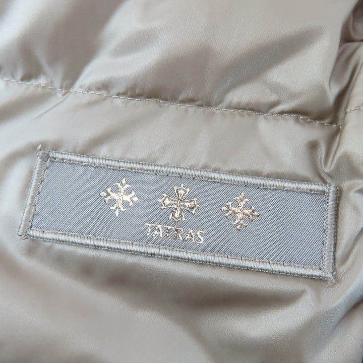 Excellent TATRAS Down vest PANTELLERIA Belt and hood included beige LTK19S4201