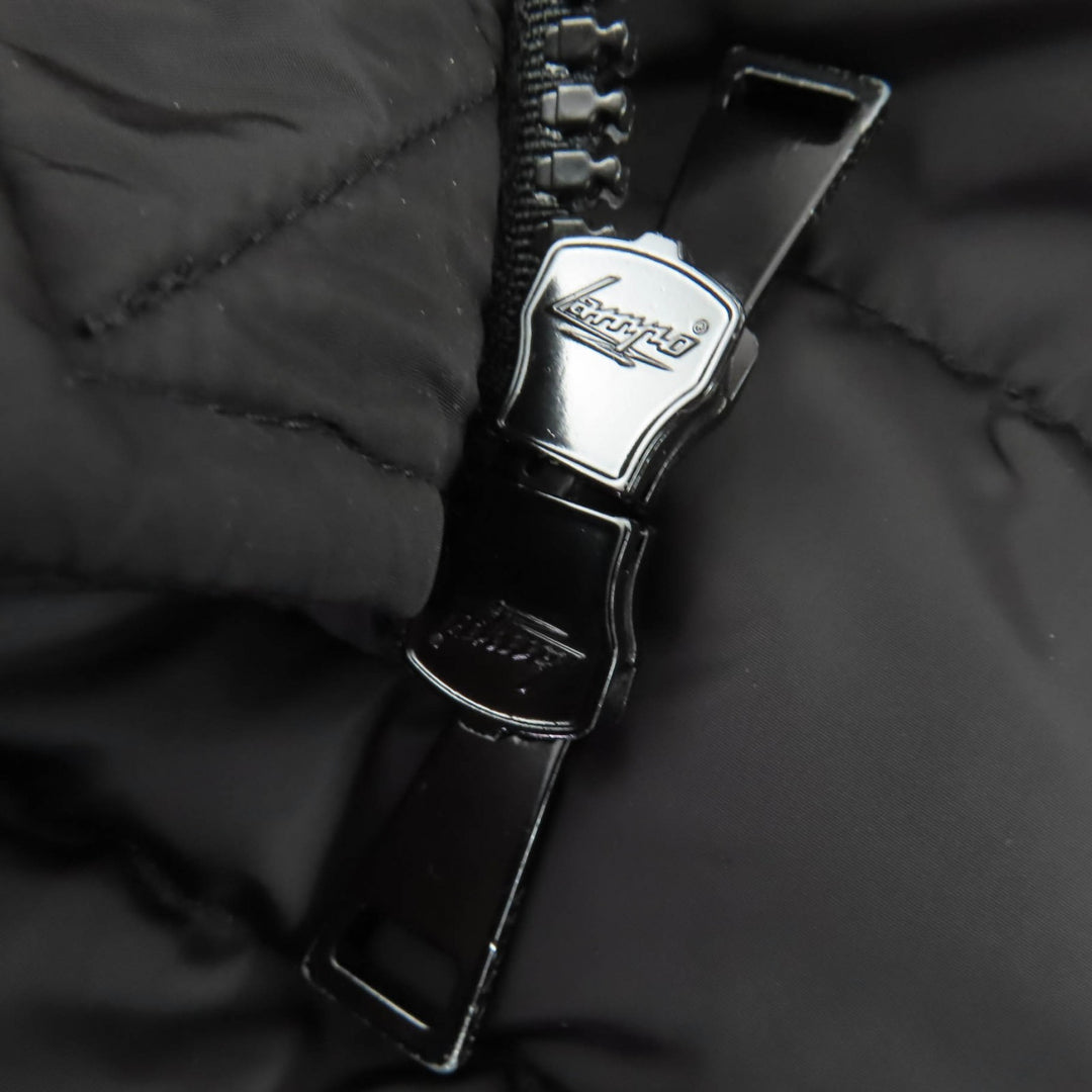 Great MONCLER down coat GRIVE Logo patch, hooded, long length black 2