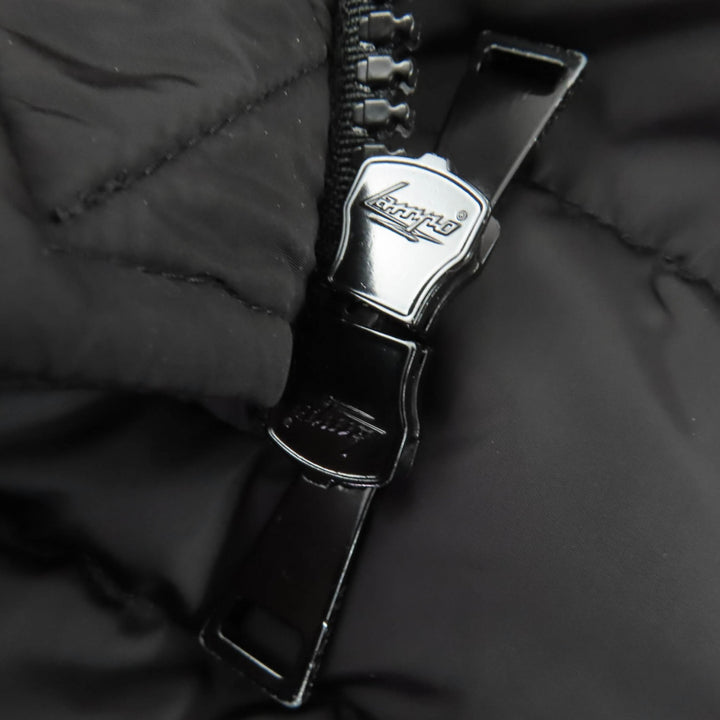 Great MONCLER down coat GRIVE Logo patch, hooded, long length black 2