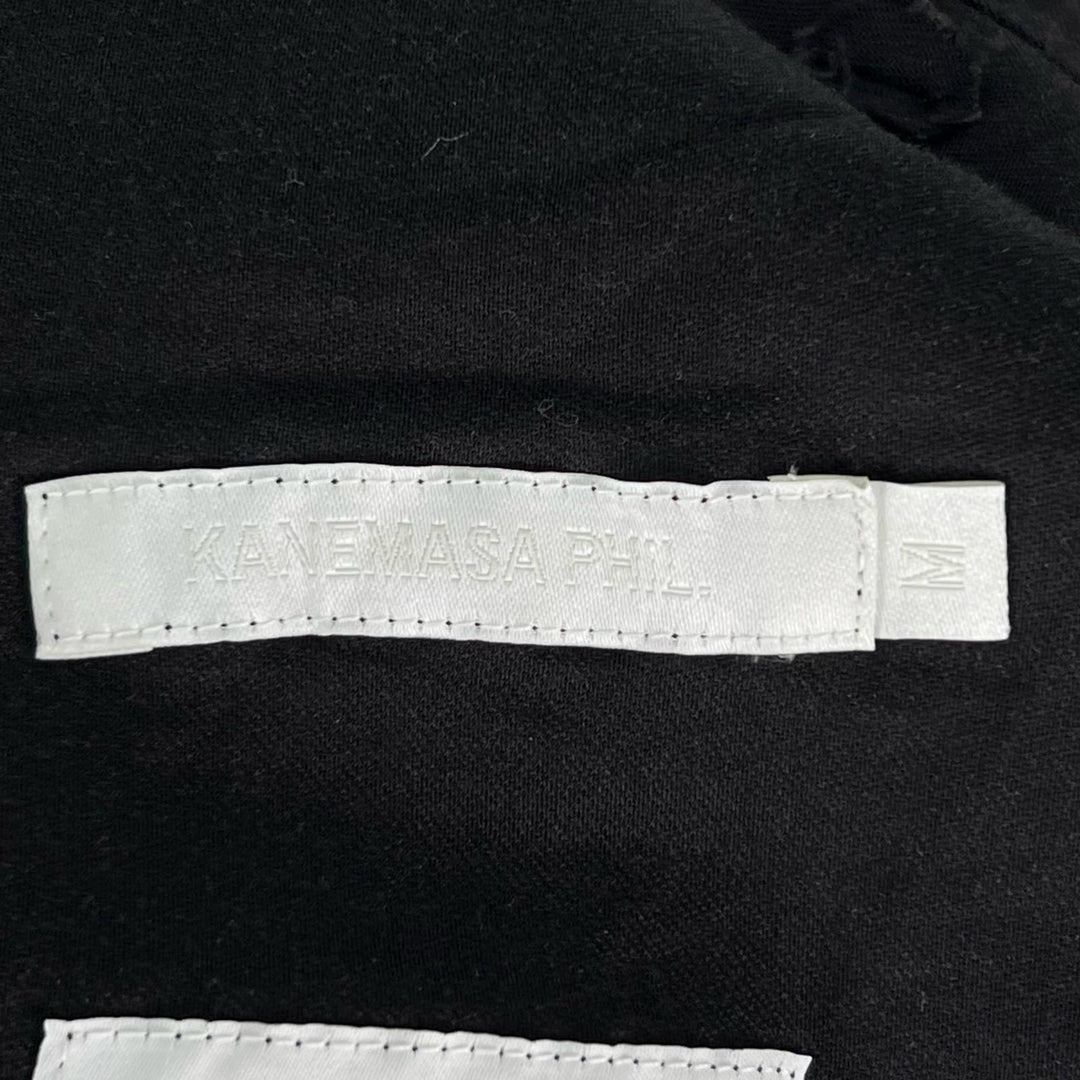 Excellent KANEMASA PHIL. Pants Typewriter Over Pants cargo black mens M IP875460