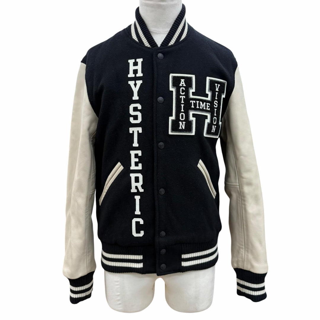Very Good HYSTERIC GLAMOUR Stajan black wool mens M 02223AB09