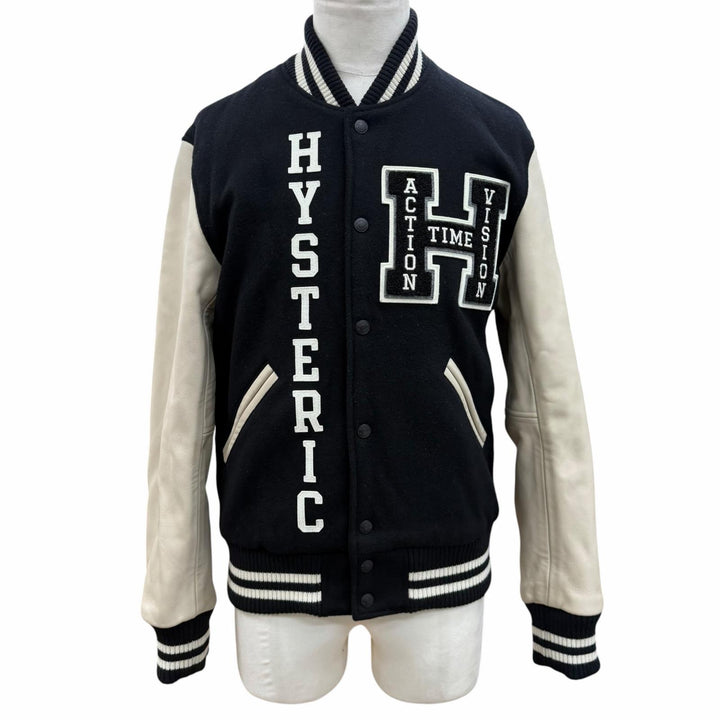 Very Good HYSTERIC GLAMOUR Stajan black wool mens M 02223AB09