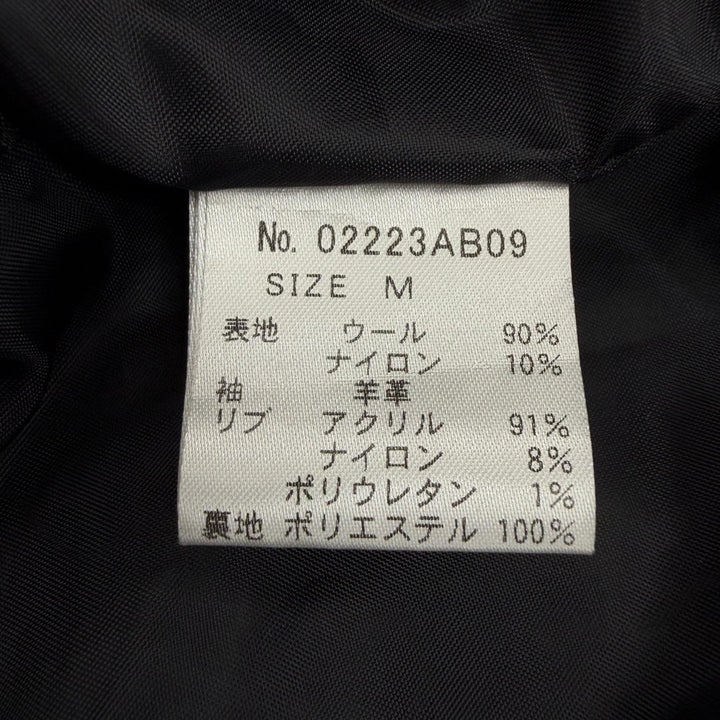 Very Good HYSTERIC GLAMOUR Stajan black wool mens M 02223AB09