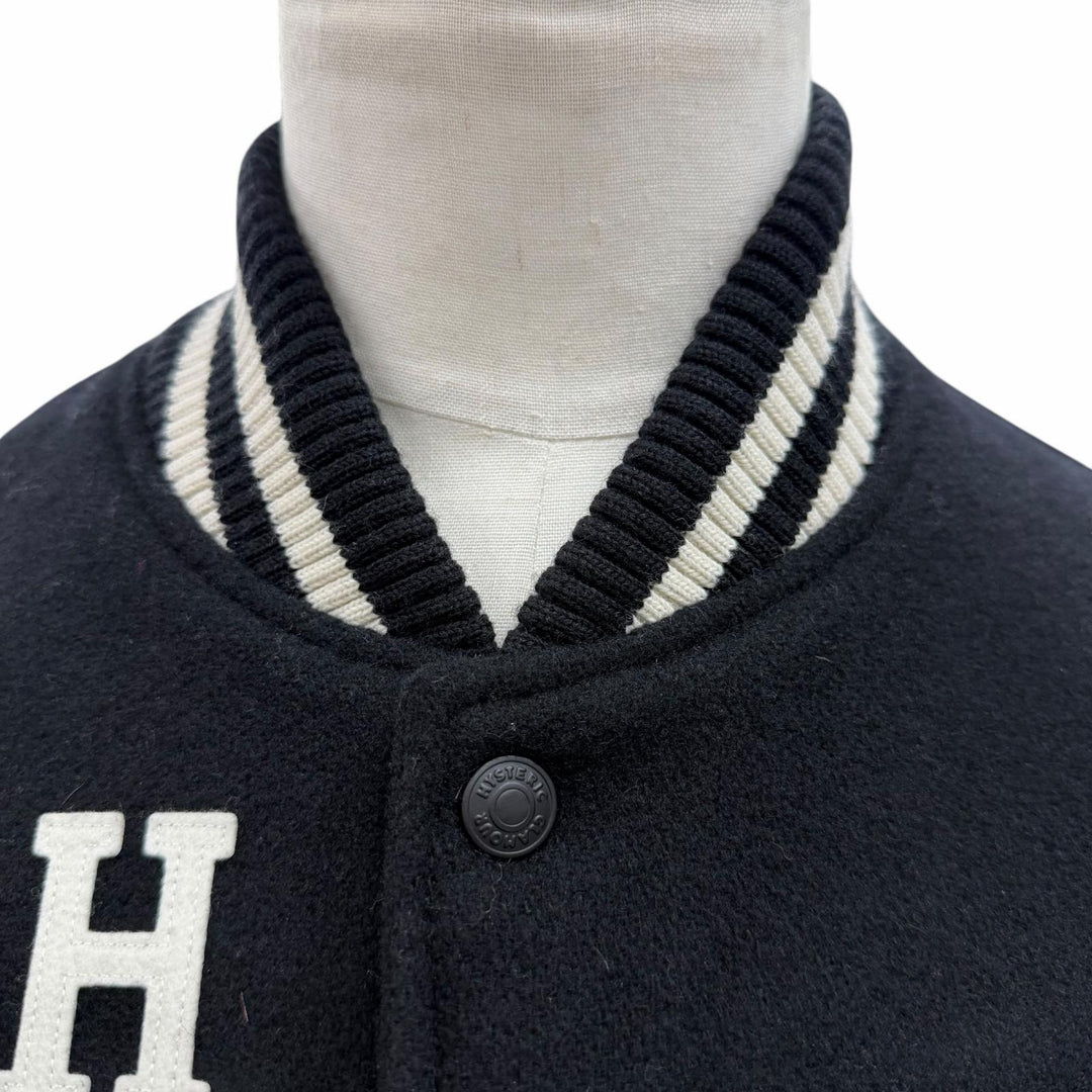 Very Good HYSTERIC GLAMOUR Stajan black wool mens M 02223AB09