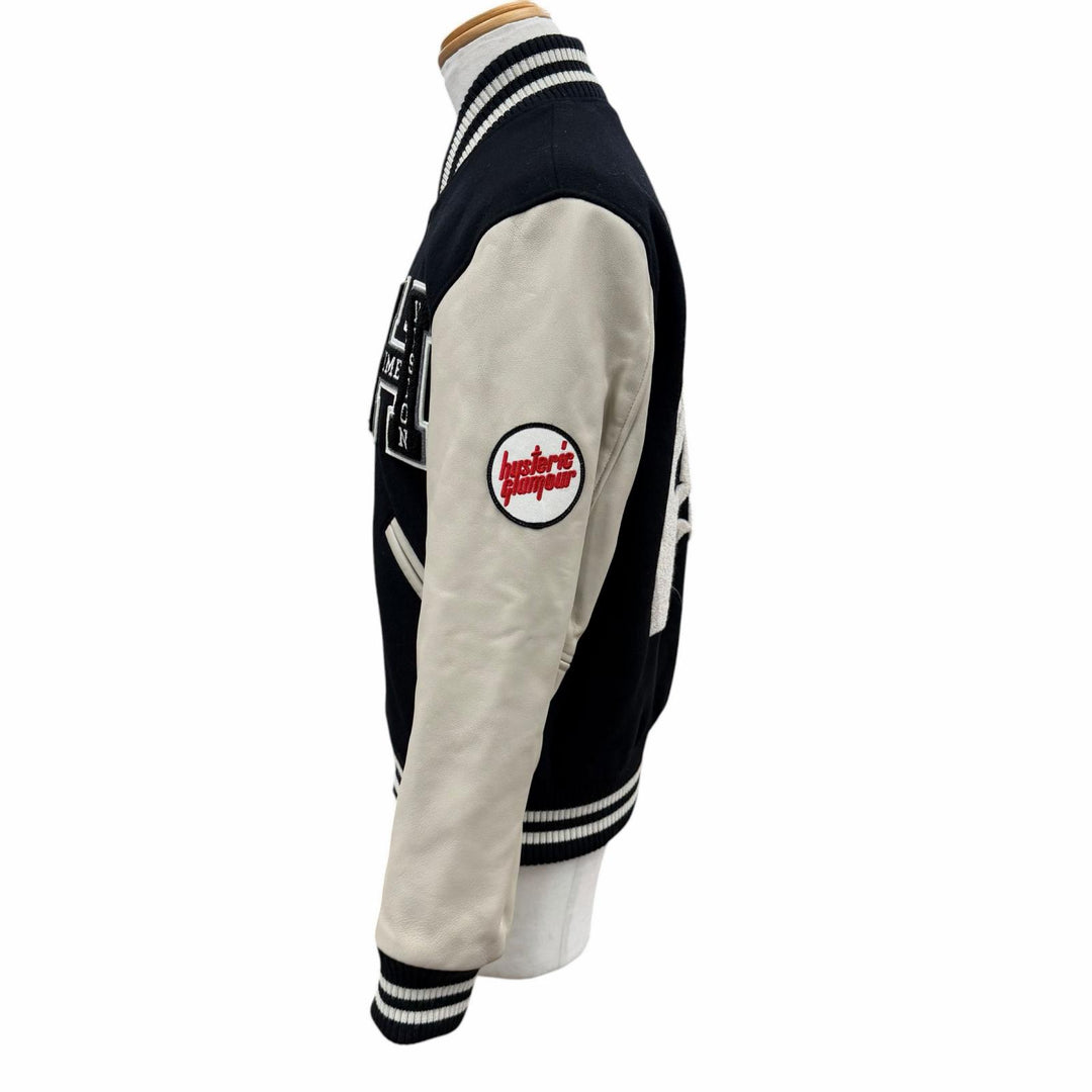 Very Good HYSTERIC GLAMOUR Stajan black wool mens M 02223AB09