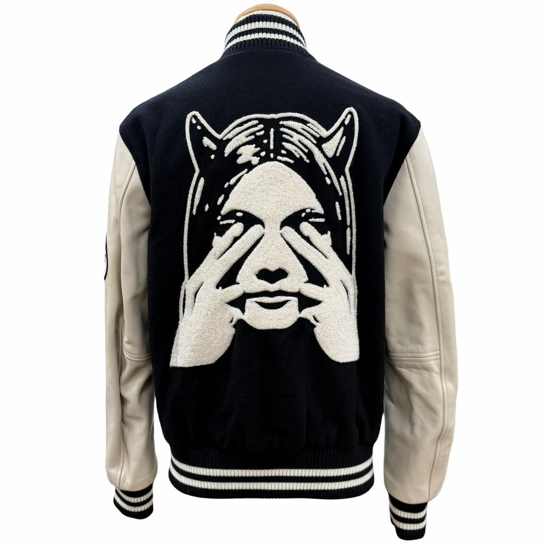 Very Good HYSTERIC GLAMOUR Stajan black wool mens M 02223AB09