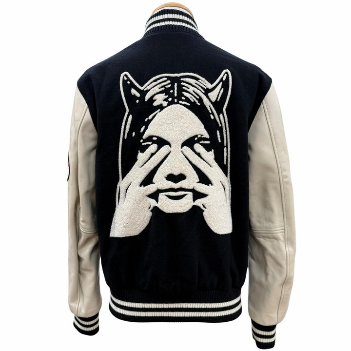 Very Good HYSTERIC GLAMOUR Stajan black wool mens M 02223AB09