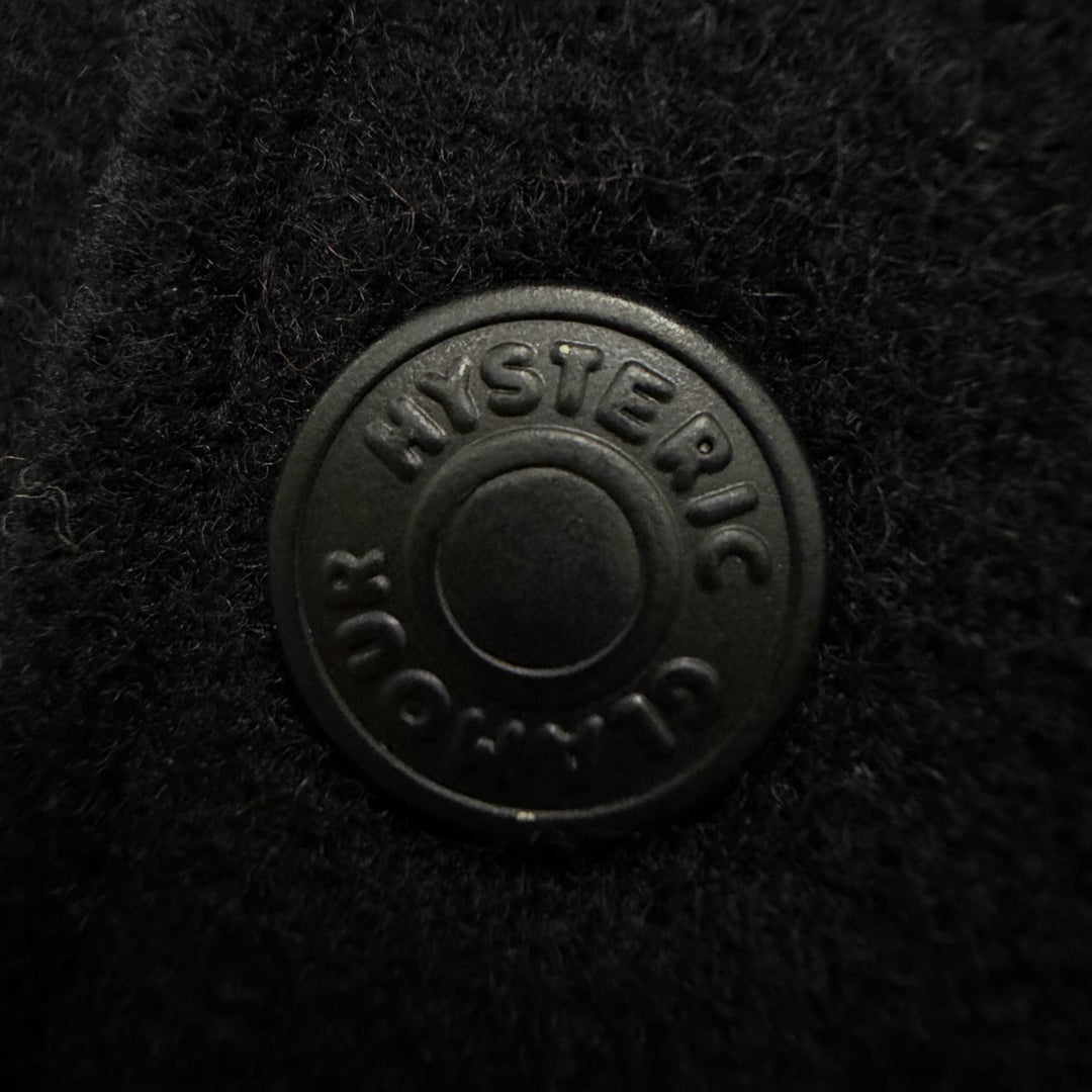 Very Good HYSTERIC GLAMOUR Stajan black wool mens M 02223AB09