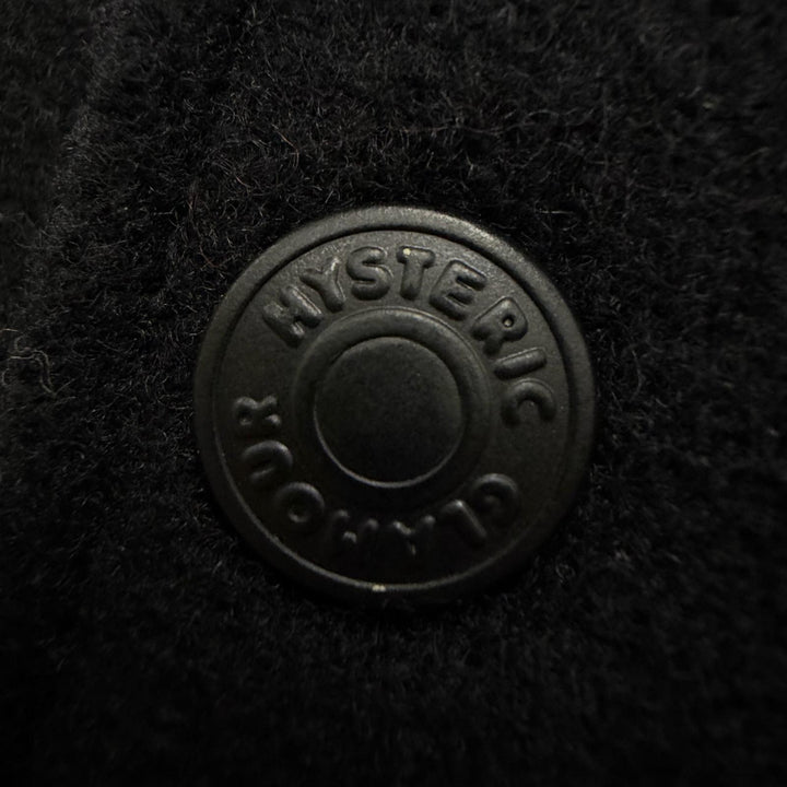 Very Good HYSTERIC GLAMOUR Stajan black wool mens M 02223AB09