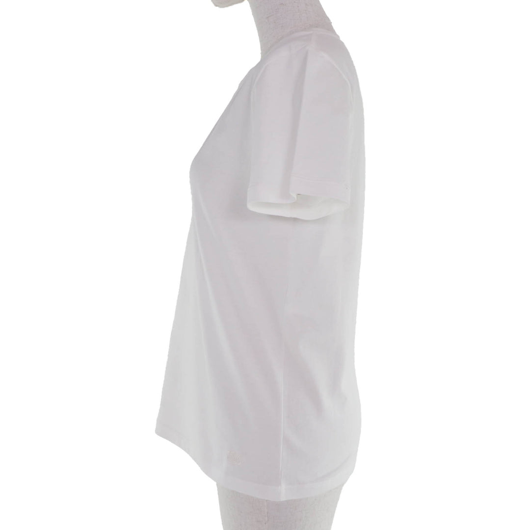 Excellent CELINE Short sleeve T-shirt Triomphe embroidery white S 2X45C671Q