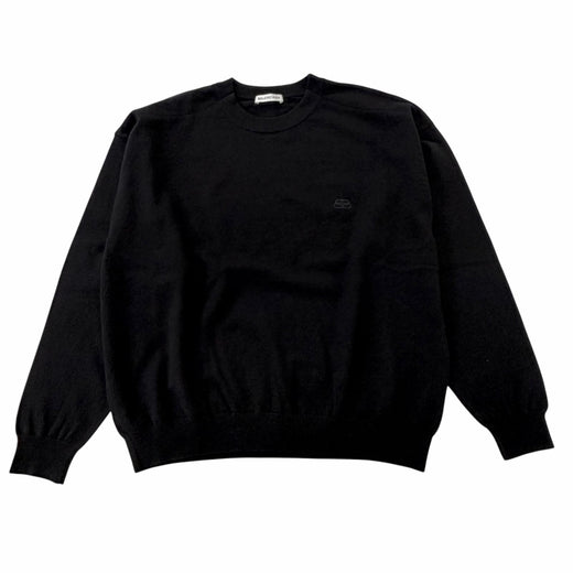 Great BALENCIAGA sweater BB logo embroidered crew neck oversized shirt