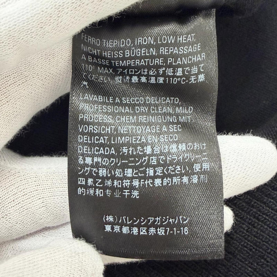 Great BALENCIAGA sweater BB logo embroidered crew neck oversized shirt