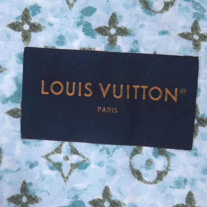 Pristine LOUIS VUITTON Blouson Monogram Printed Windbreaker blue Nylon