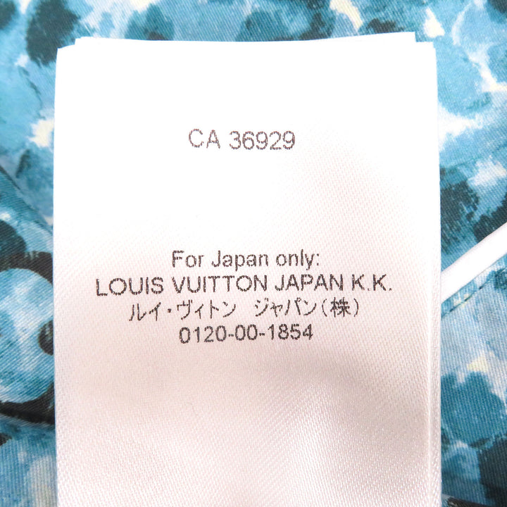 Pristine LOUIS VUITTON Blouson Monogram Printed Windbreaker blue Nylon