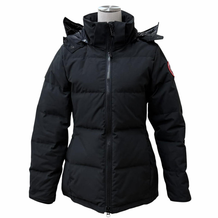Very Good CANADA GOOSE Down jacket CHELSEA black polyester Women XS 3804W