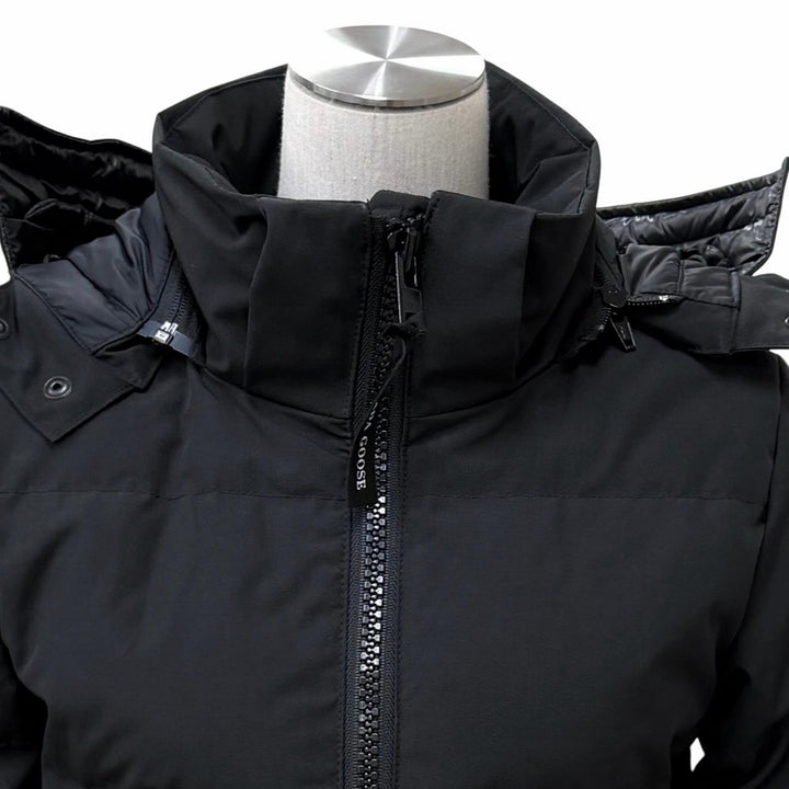 Very Good CANADA GOOSE Down jacket CHELSEA black polyester Women XS 3804W