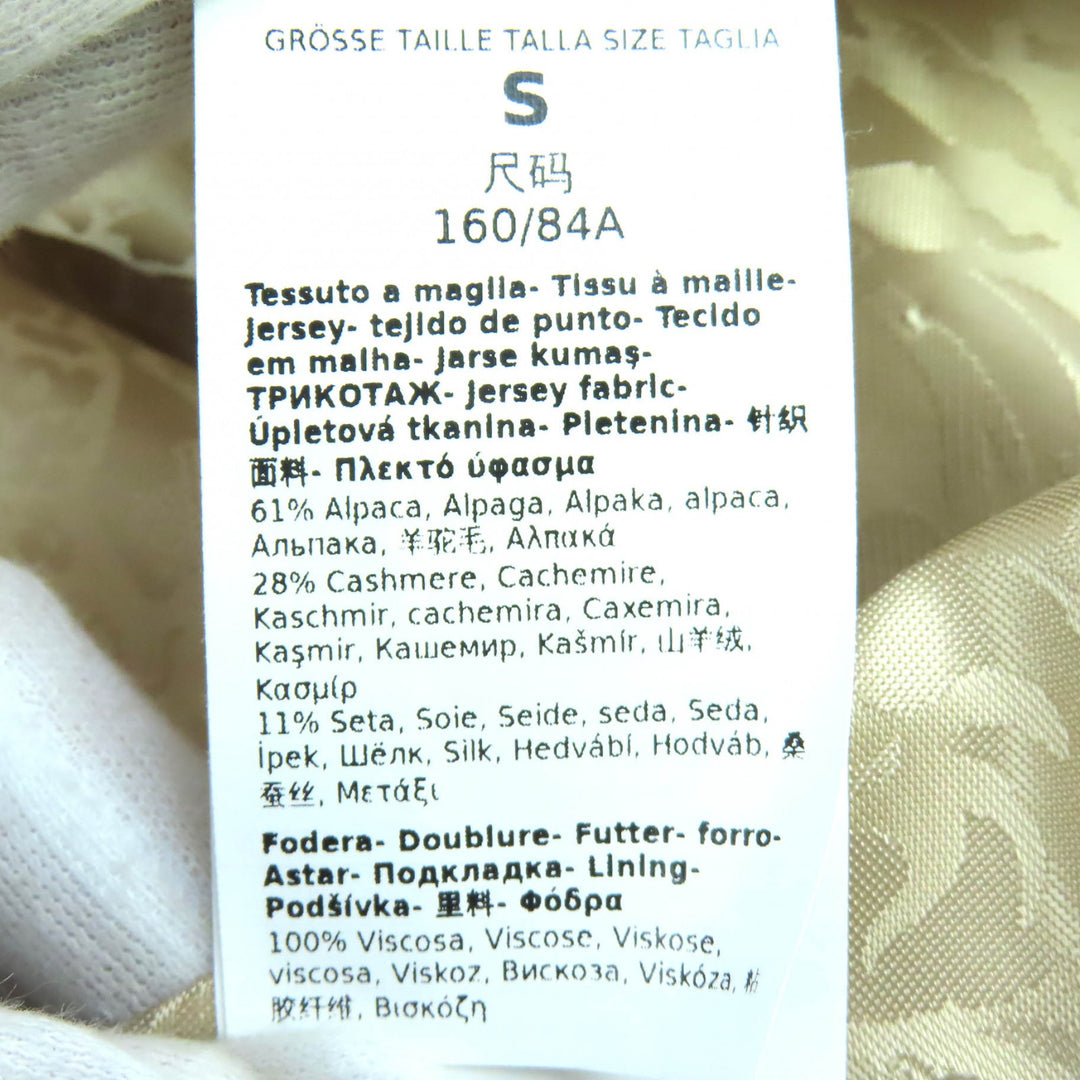 Excellent Max Mara coat Teddy bear White tag beige alpaca Women S 23101602336