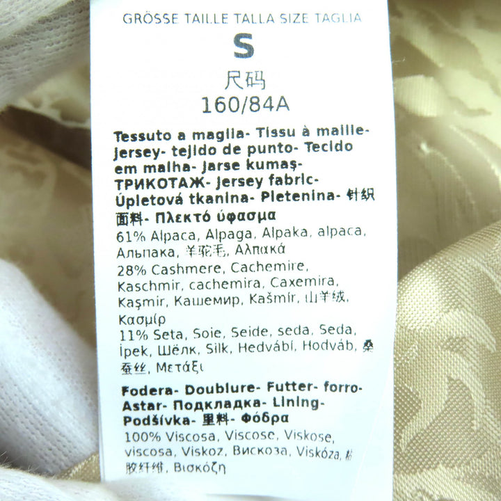 Excellent Max Mara coat Teddy bear White tag beige alpaca Women S 23101602336
