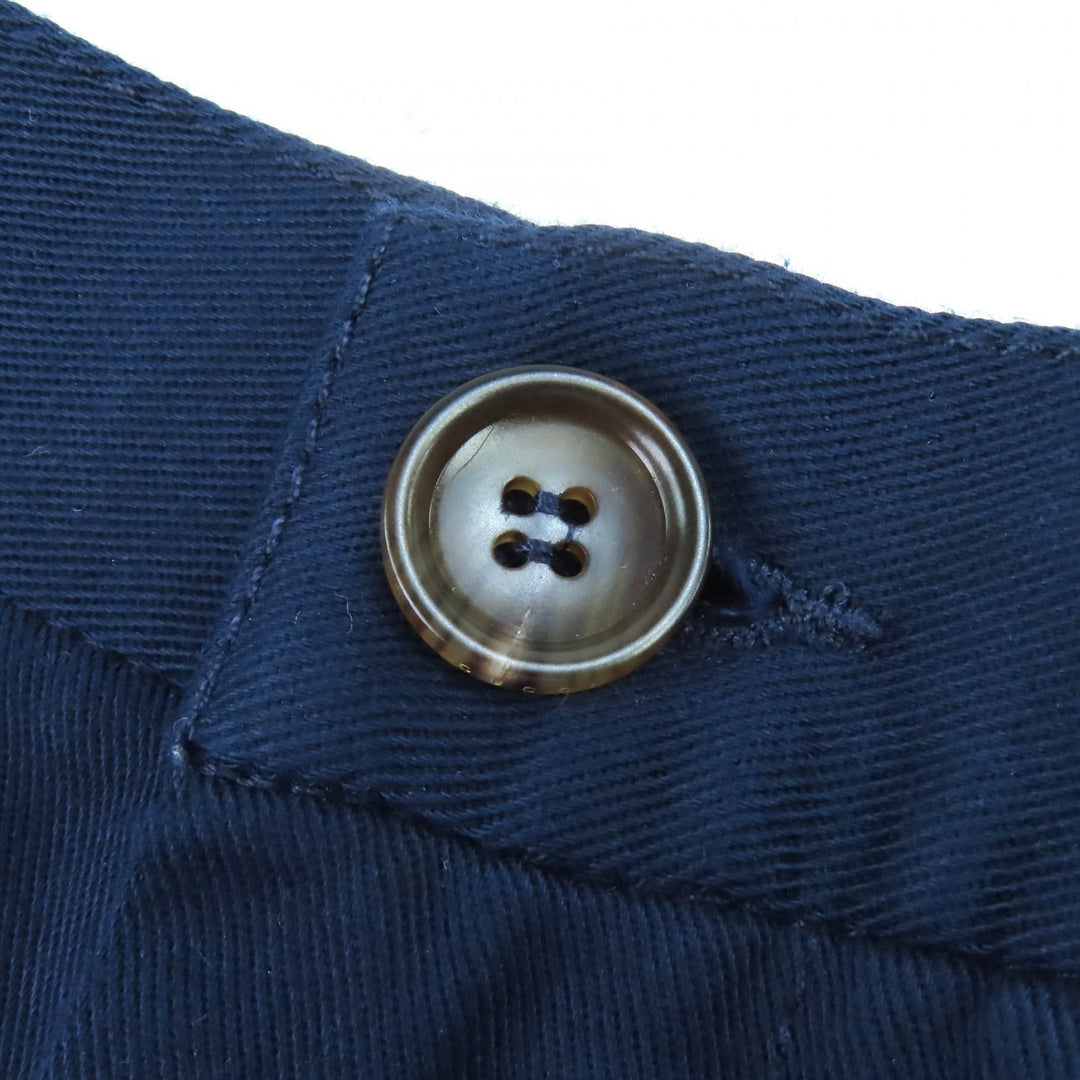 Discounted Great GUCCI Pants Logo patch track pants Navy cotton mens 44 696755