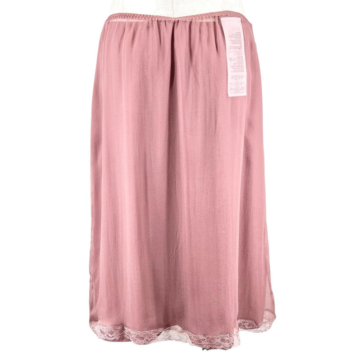 Excellent GUCCI skirt Removable inner lining, lace petticoat. pink silk Women