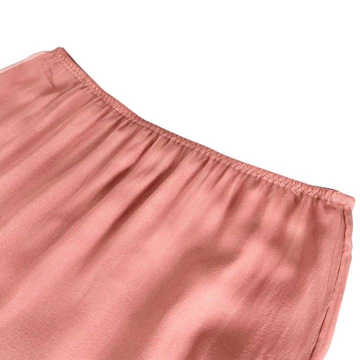Excellent GUCCI skirt Removable inner lining, lace petticoat. pink silk Women