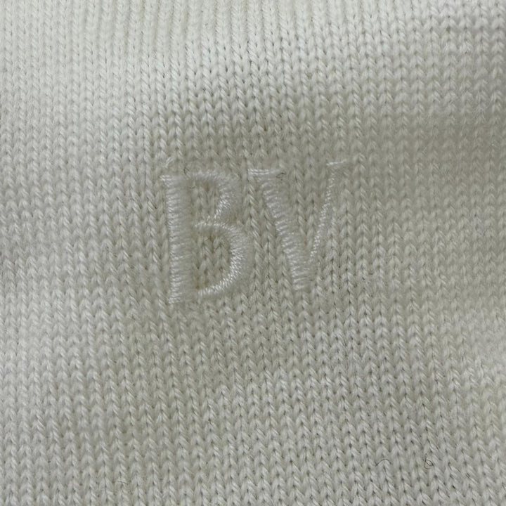 Excellent BOTTEGAVENETA sweater Logo embroidered turtleneck knit