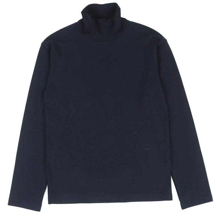 Excellent BOTTEGAVENETA Logo embroidered high-neck long-sleeved top XS 725652