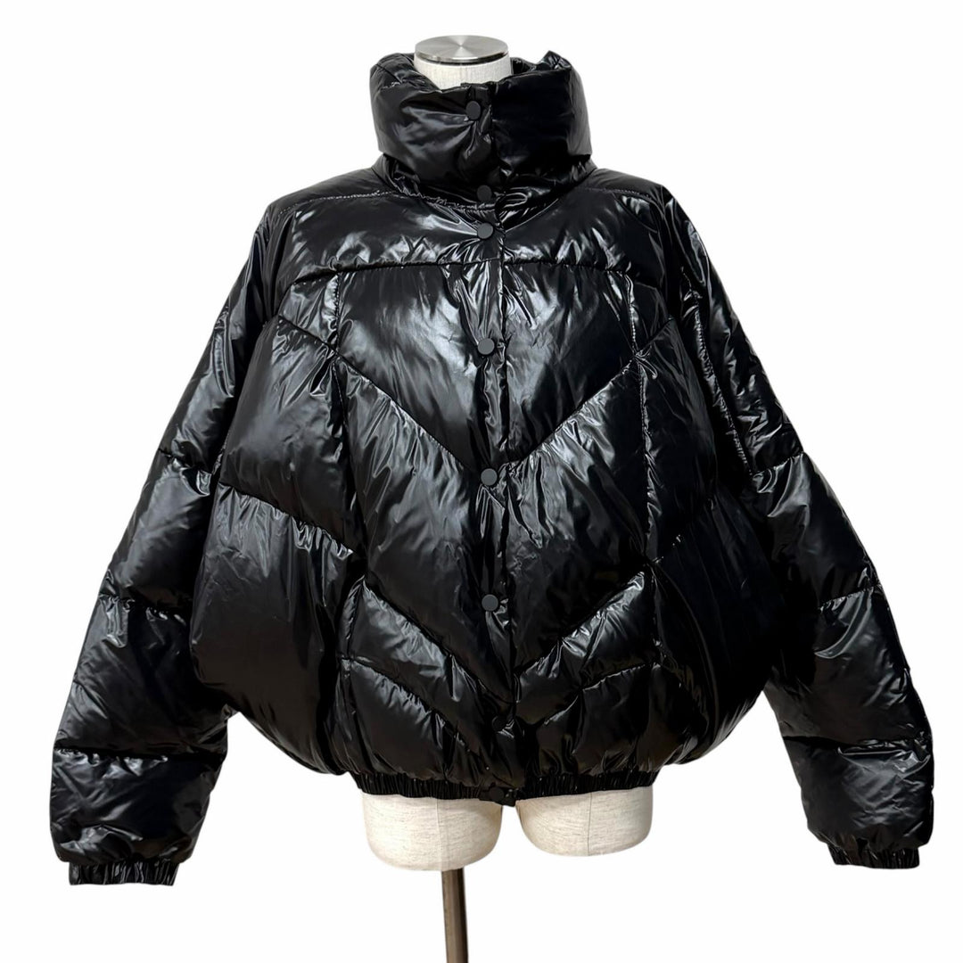 Pristine Pyrenex Down jacket WILLOW With logo patch black Nylon Women 40 HWK020
