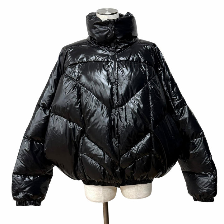 Pristine Pyrenex Down jacket WILLOW With logo patch black Nylon Women 40 HWK020