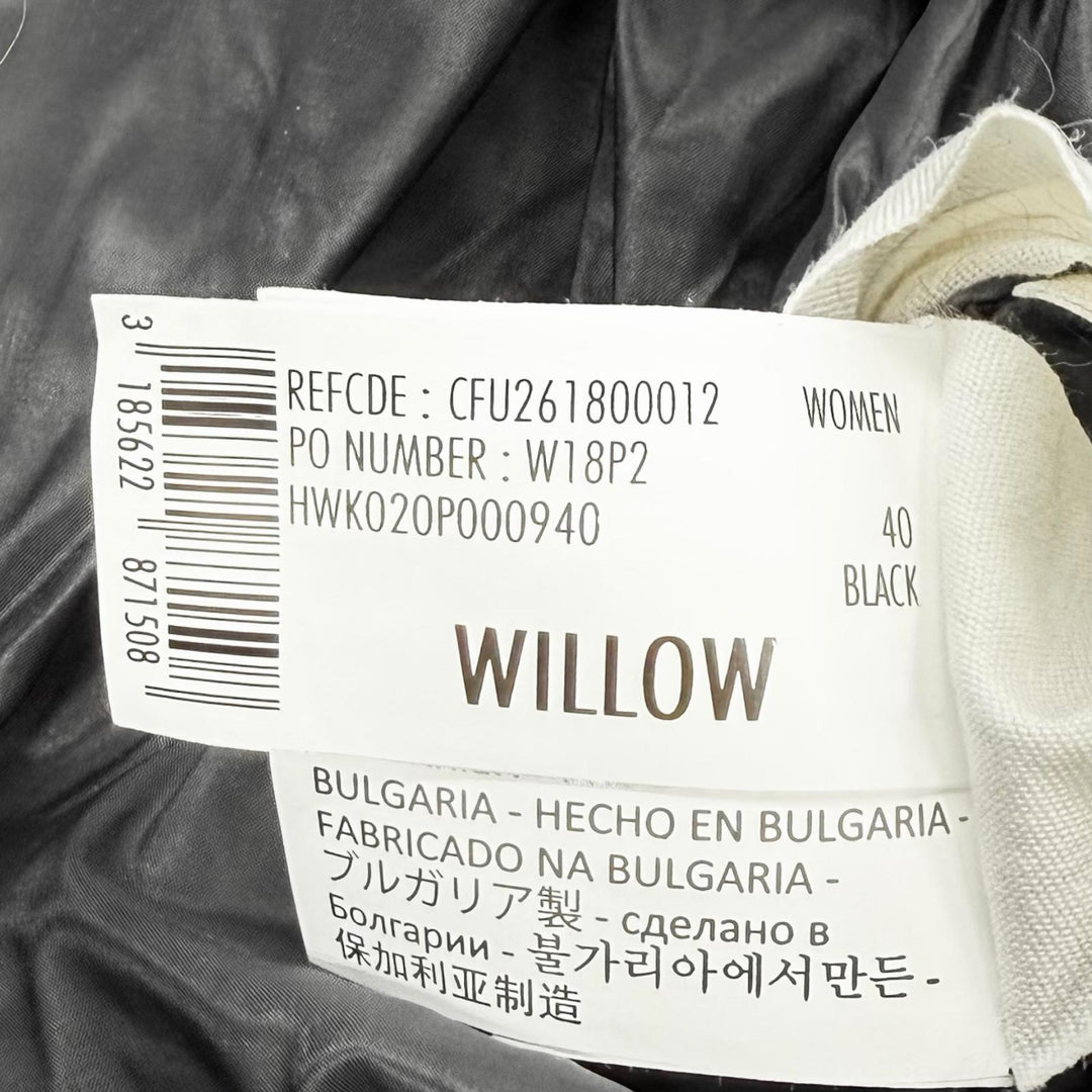 Pristine Pyrenex Down jacket WILLOW With logo patch black Nylon Women 40 HWK020