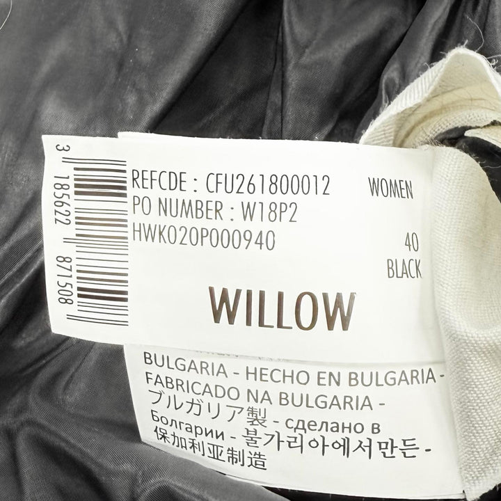 Pristine Pyrenex Down jacket WILLOW With logo patch black Nylon Women 40 HWK020