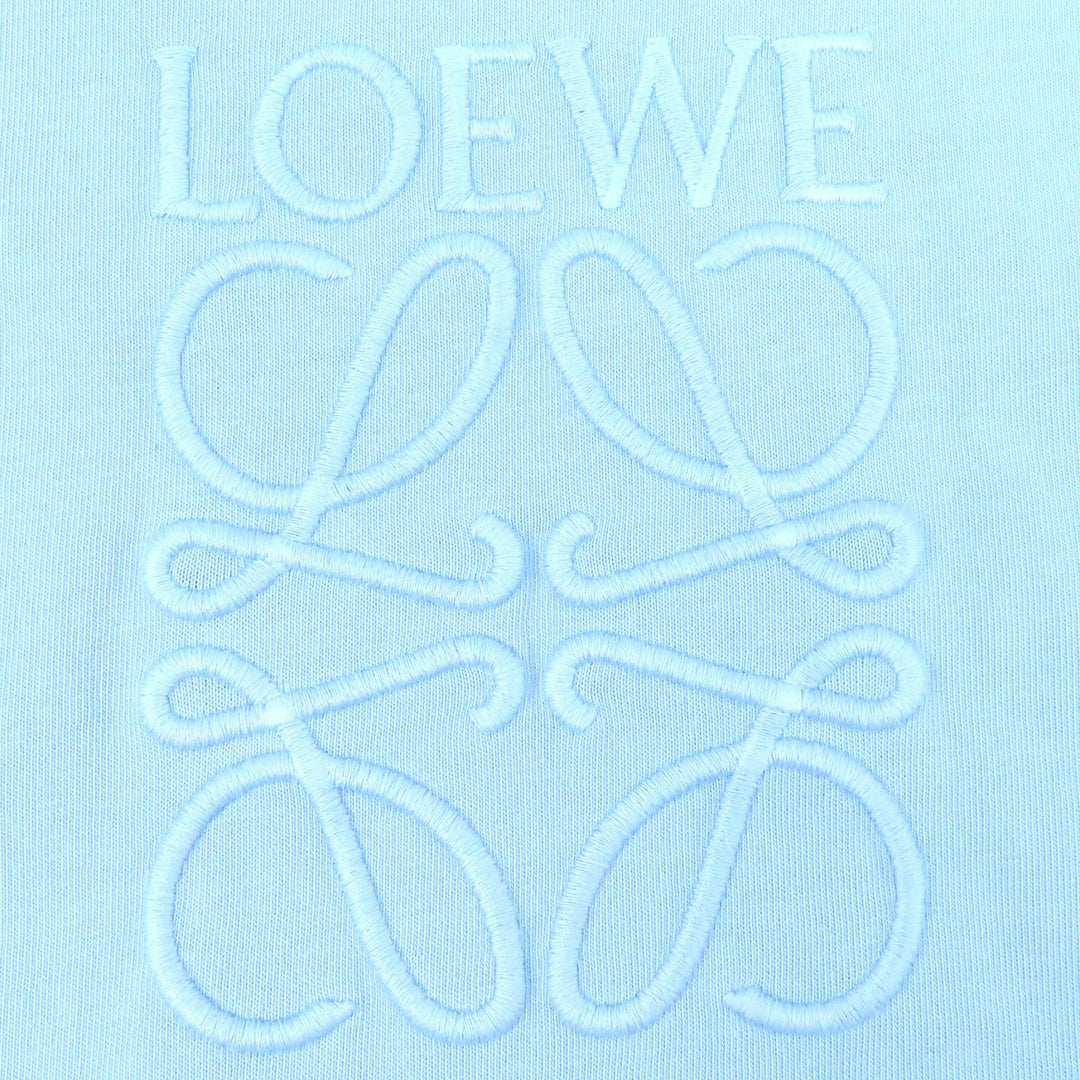 Great LOEWE Short sleeve T-shirt Logo Anagram Letter Embroidery M H526Y22XA4