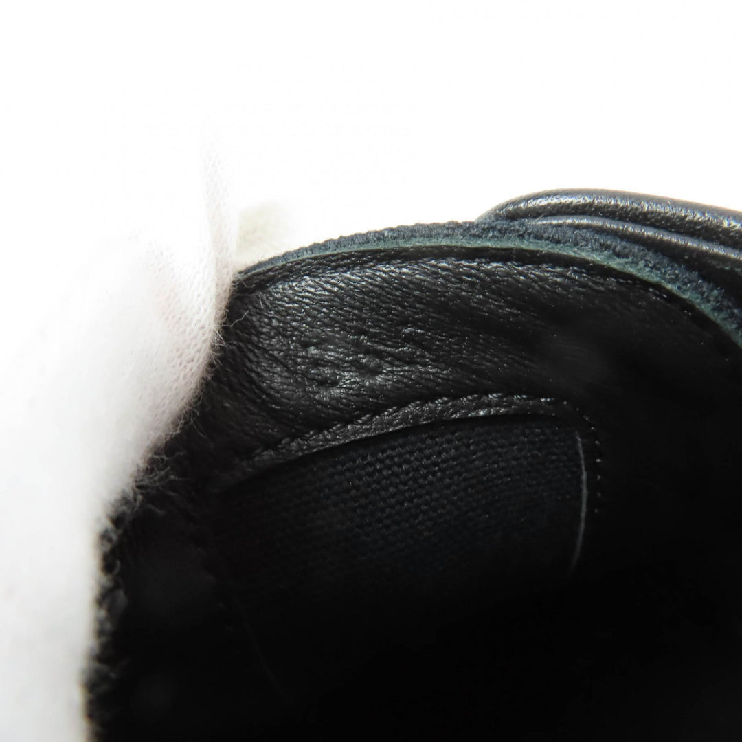 Great HERMES Low cut sneakers Innocent Lace-up shoes with logo patch black 36.5