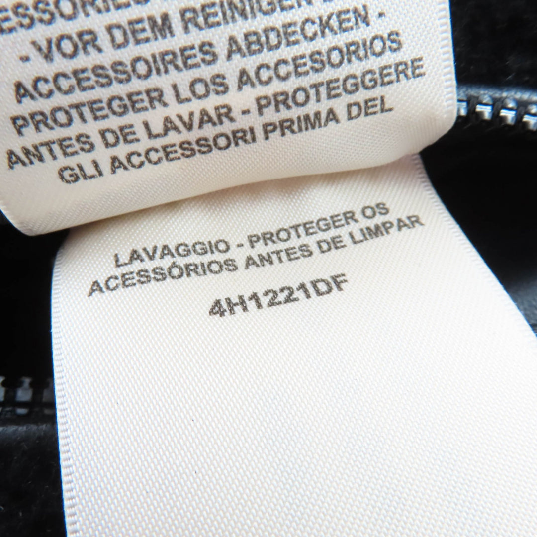 Pristine HERMES Down jacket Reversible lambskin shearling cropped pants black 38
