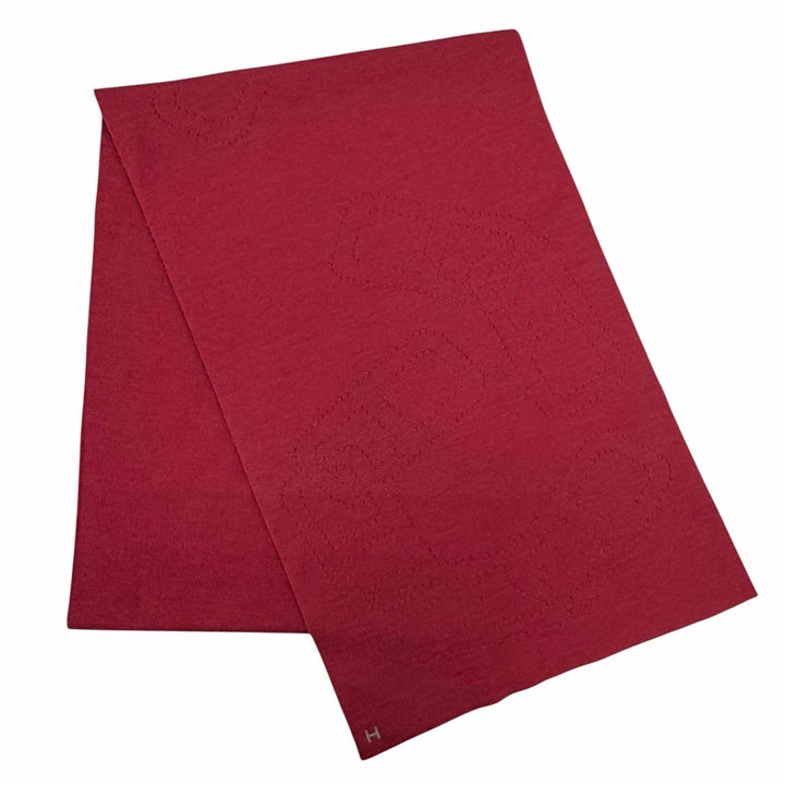 Great HERMES Scarf Allele Tour Bordeaux cashmere Women