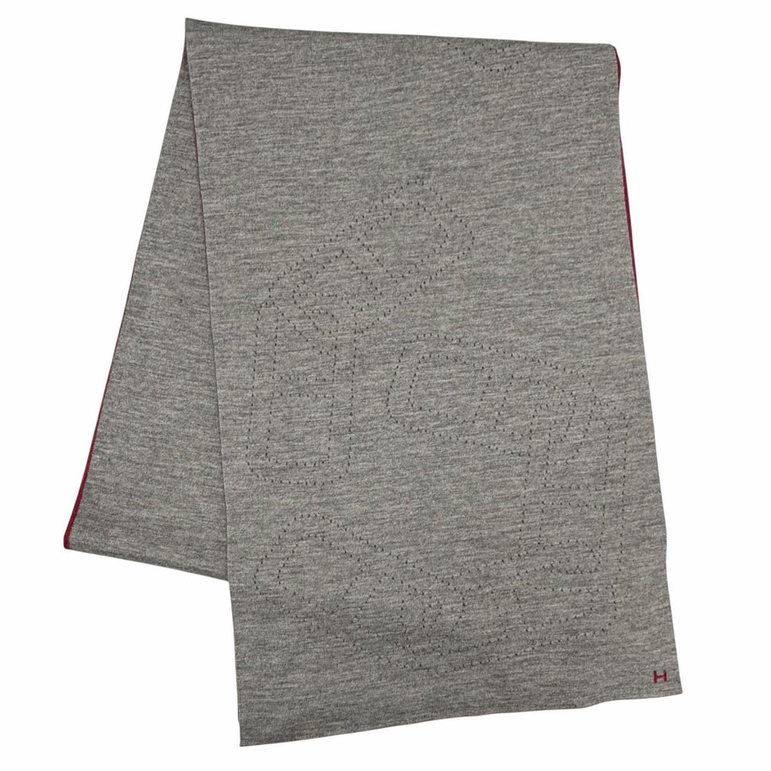 Great HERMES Scarf Allele Tour Bordeaux cashmere Women