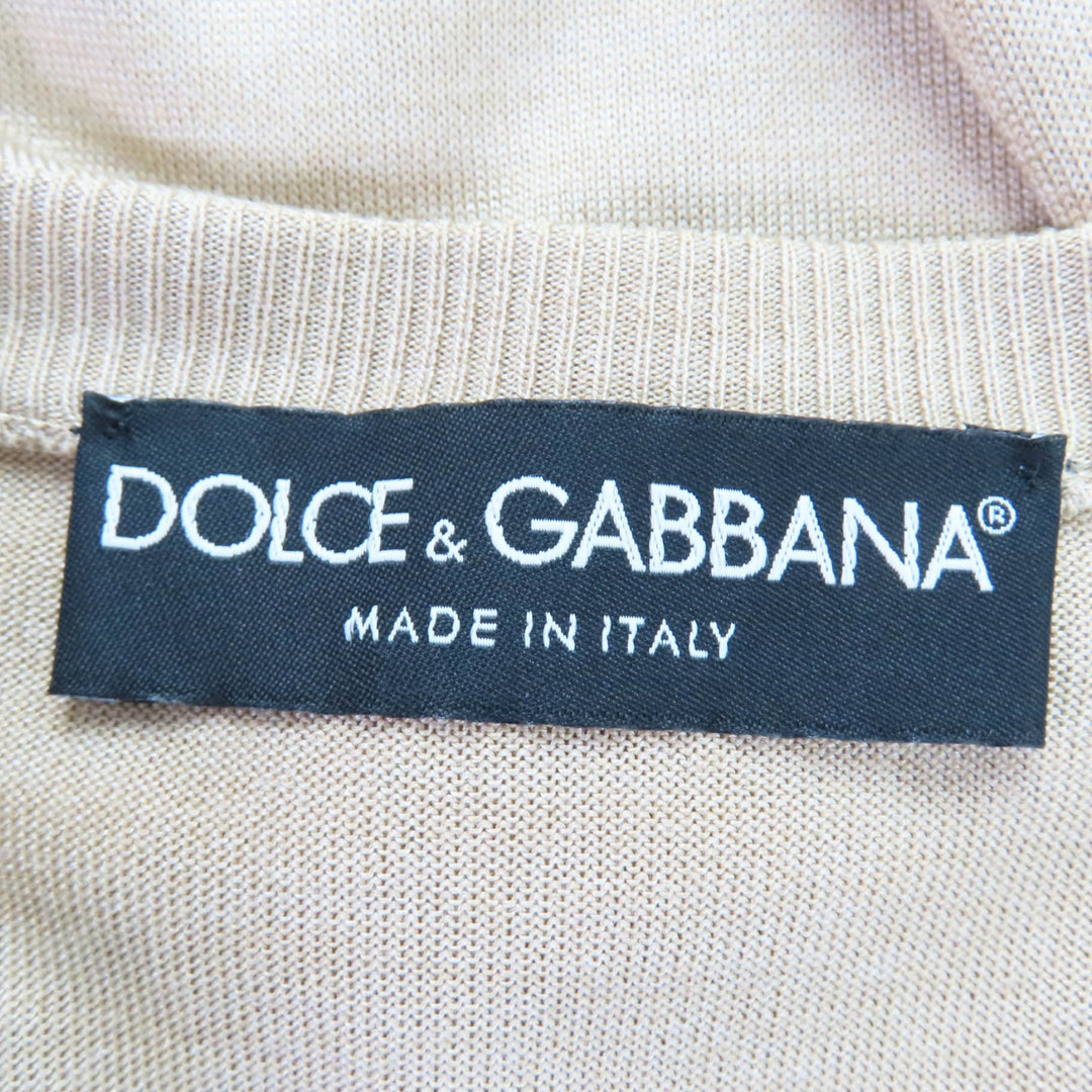 Excellent DOLCE&GABBANA ensemble Floral print knit cardigan/top 40 FX619T/FX620T