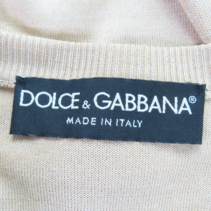 Excellent DOLCE&GABBANA ensemble Floral print knit cardigan/top 40 FX619T/FX620T