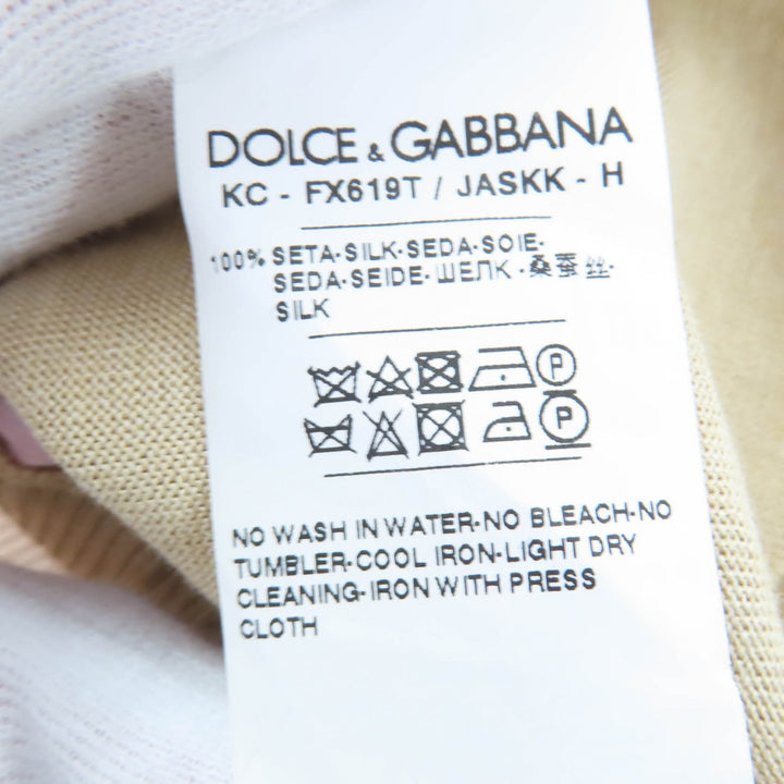 Excellent DOLCE&GABBANA ensemble Floral print knit cardigan/top 40 FX619T/FX620T