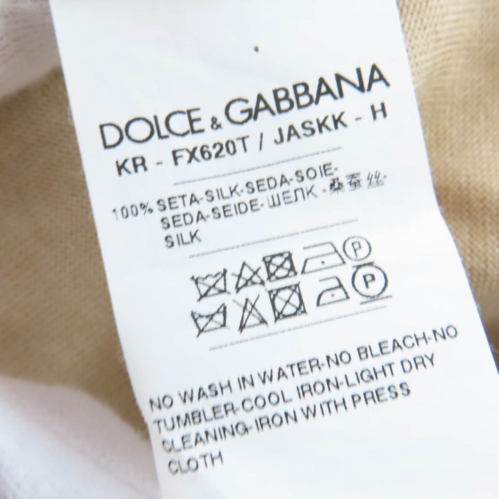 Excellent DOLCE&GABBANA ensemble Floral print knit cardigan/top 40 FX619T/FX620T