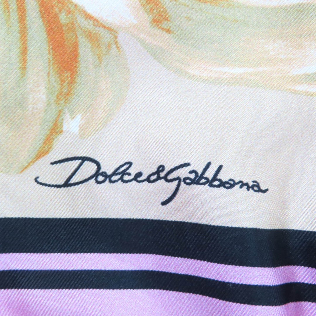 Excellent DOLCE&GABBANA ensemble Floral print knit cardigan/top 40 FX619T/FX620T