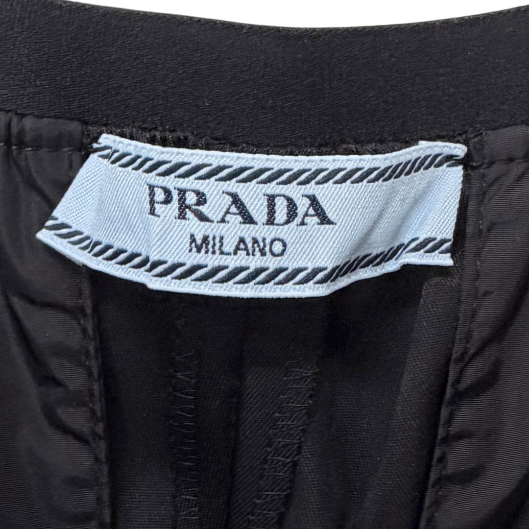 Excellent PRADA Pants black recycled polyamide Women 22Y887