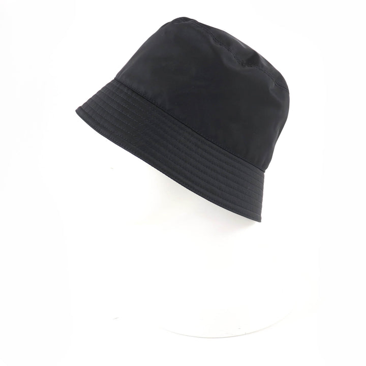 Excellent PRADA hat RE-NYLON Triangle with logo Bucket black Women S 1HC137
