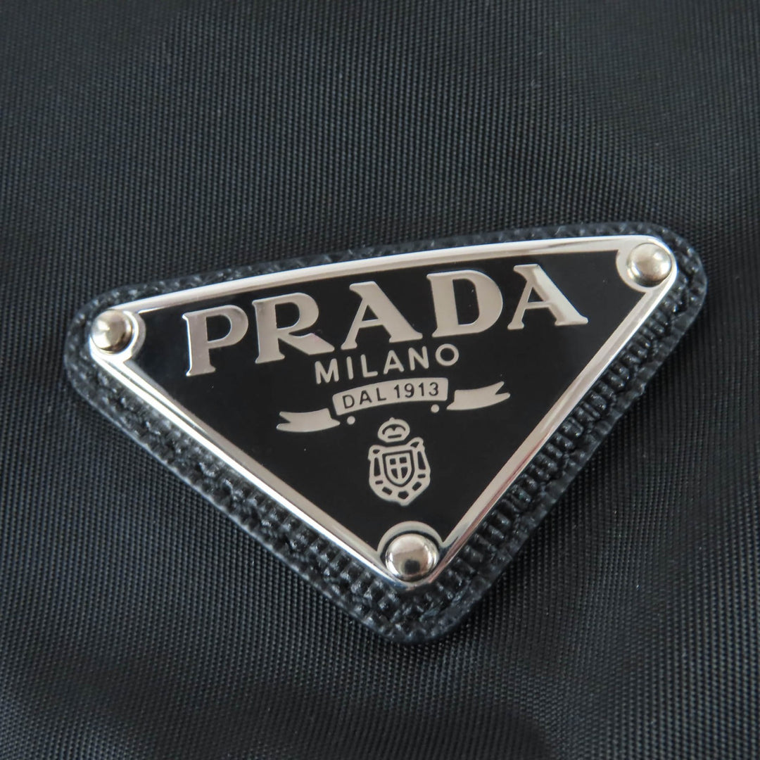 Excellent PRADA hat RE-NYLON Triangle with logo Bucket black Women S 1HC137
