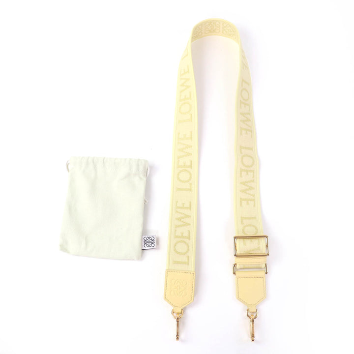Great LOEWE Shoulder strap Anagram logo yellow leather Women