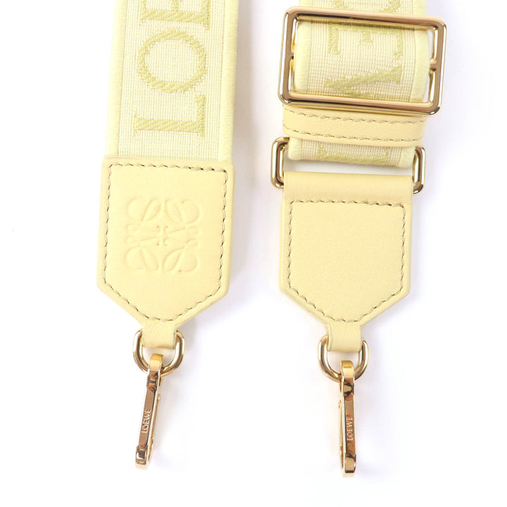 Great LOEWE Shoulder strap Anagram logo yellow leather Women