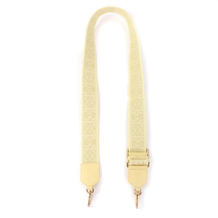 Great LOEWE Shoulder strap Anagram logo yellow leather Women