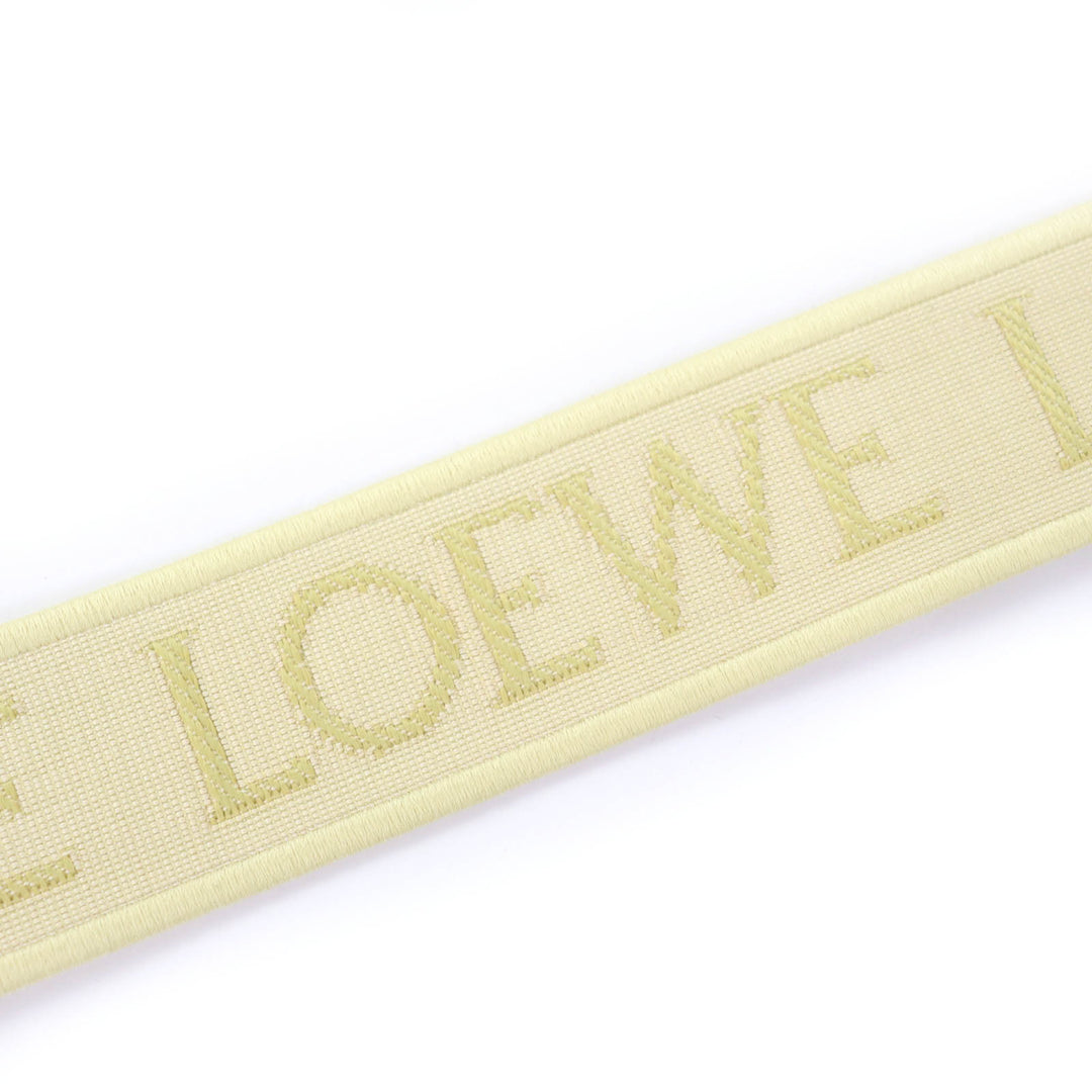 Great LOEWE Shoulder strap Anagram logo yellow leather Women